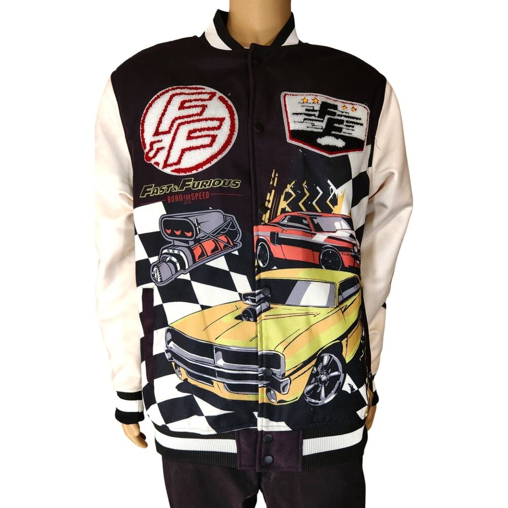 Reason x Fast & Furious Bomber Jacket in size Xlarge NWT